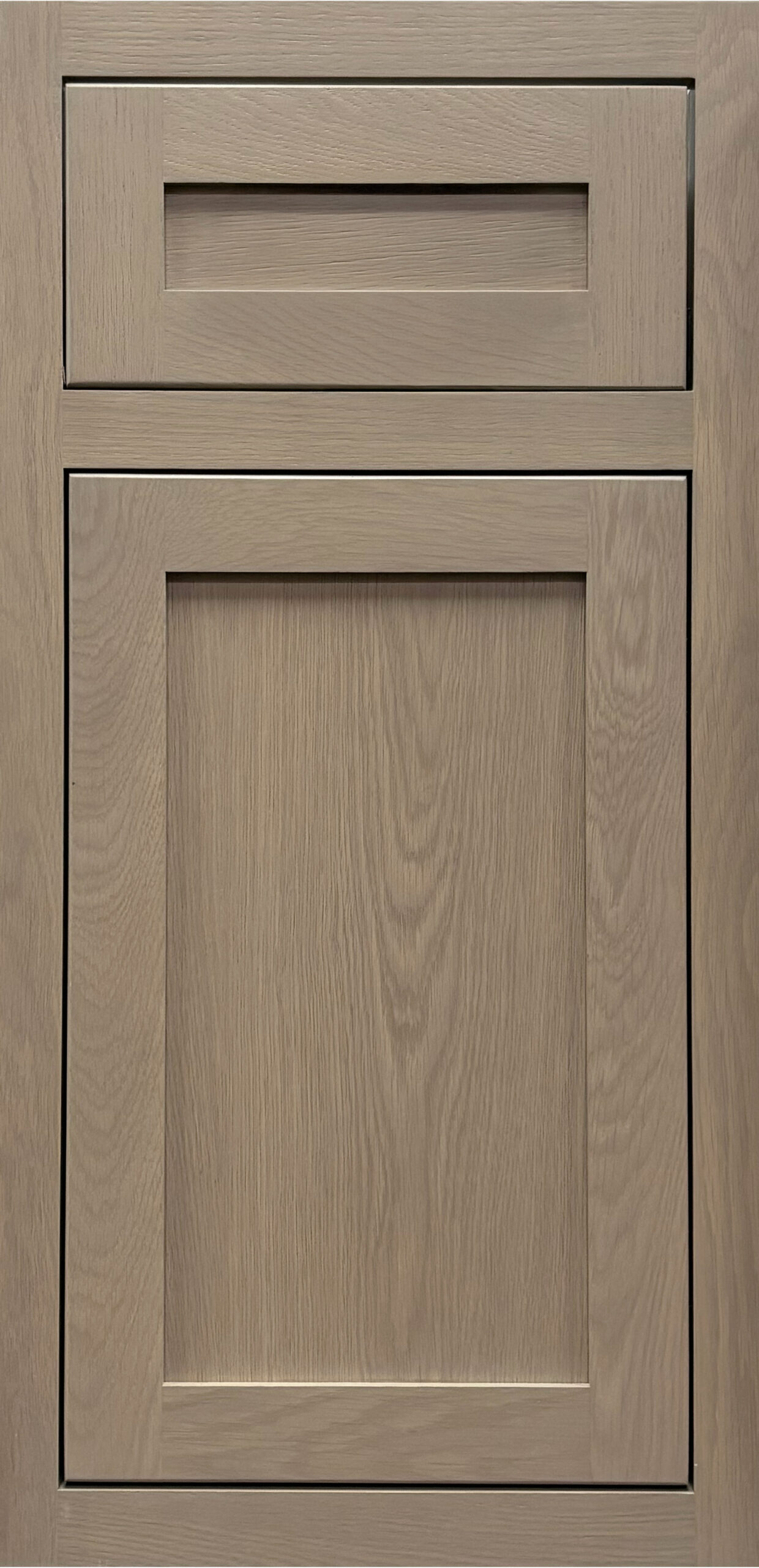 Inset Light Oak Vanity